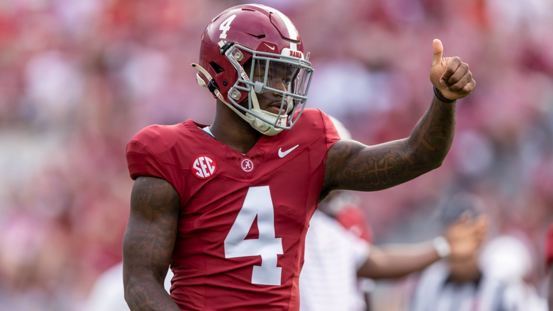 Alabama Starts QB Jalen Milroe Against Middle Tennessee After 3-man ...