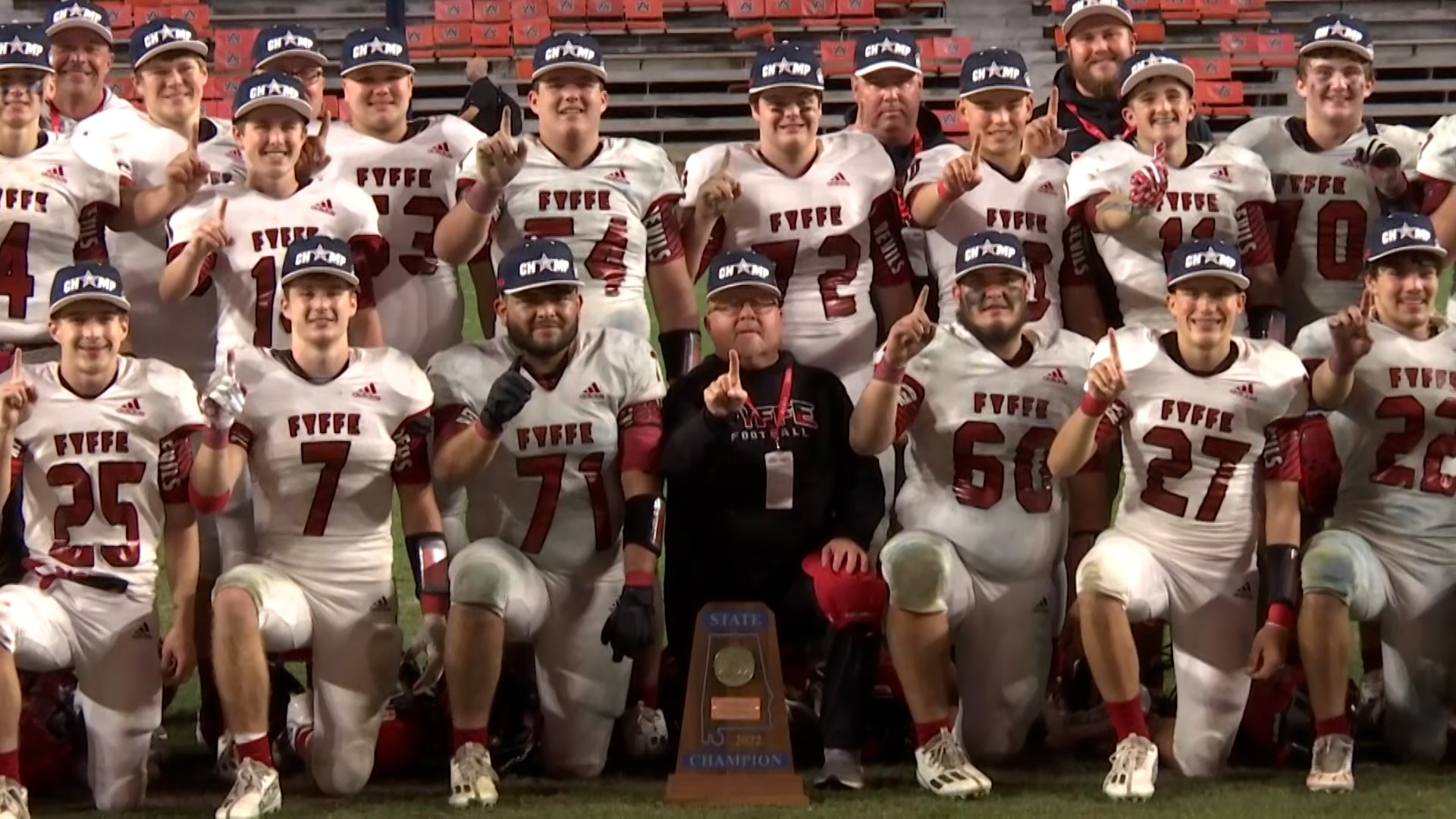 The Red Devils, leading 26-16 at intermission, immediately went back to the basics in the second half and clinched their sixth state championship with a 40-28 win