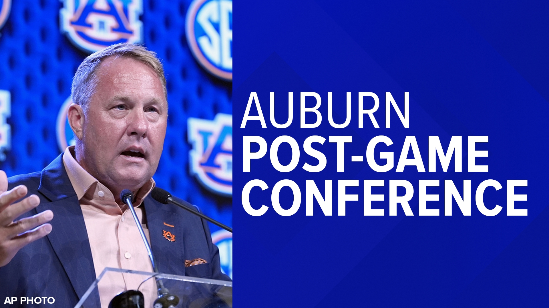 WATCH Auburn's postIron Bowl press conference