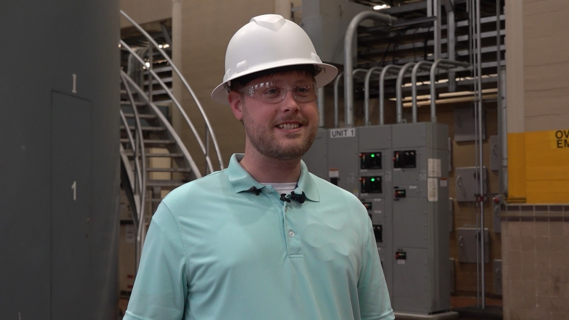 Will Rayburn of Florence was one of 20 people selected to receive a special tour of the TVA facility as part of the Authority's 90th anniversary celebrations.