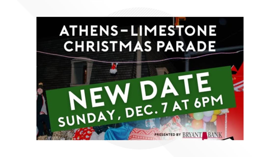Athens Christmas parade rescheduled to Sunday