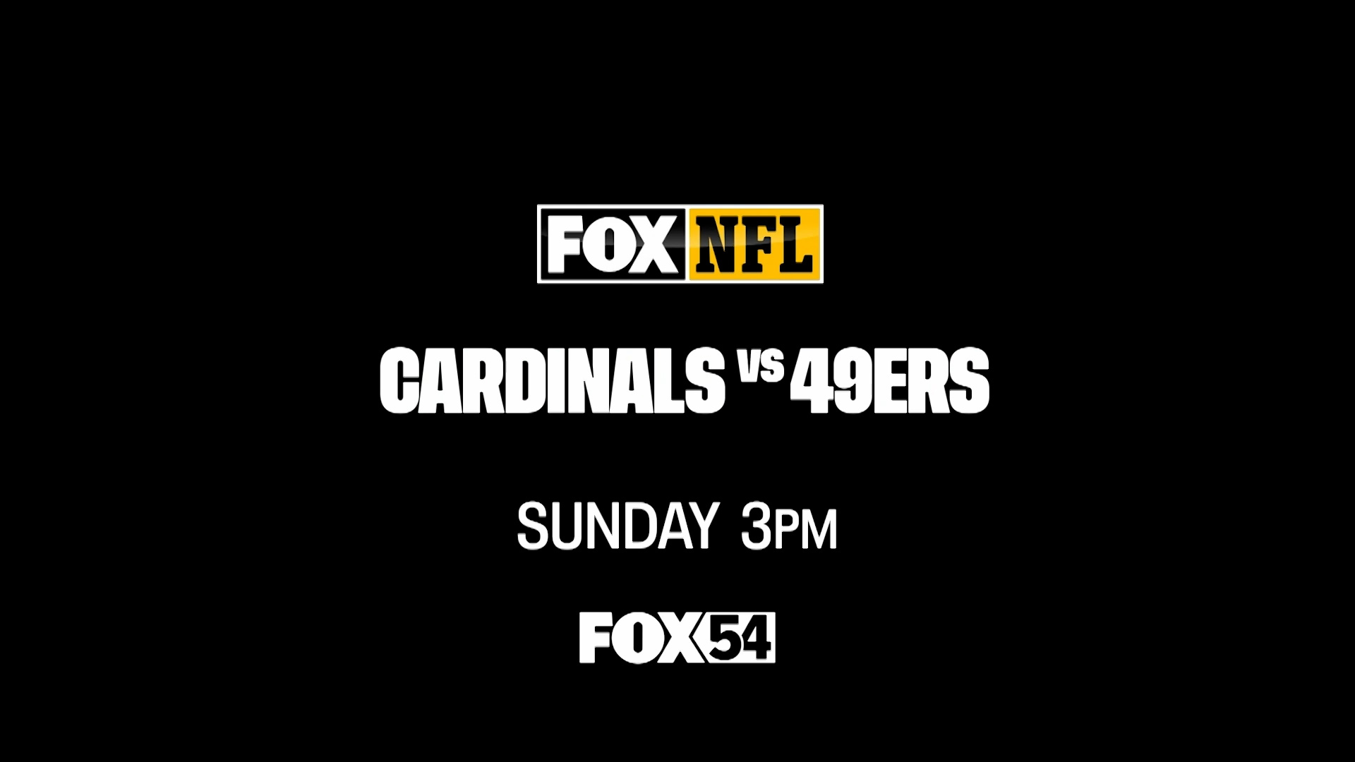 NFL on FOX | Cardinals vs. 49ers on FOX54