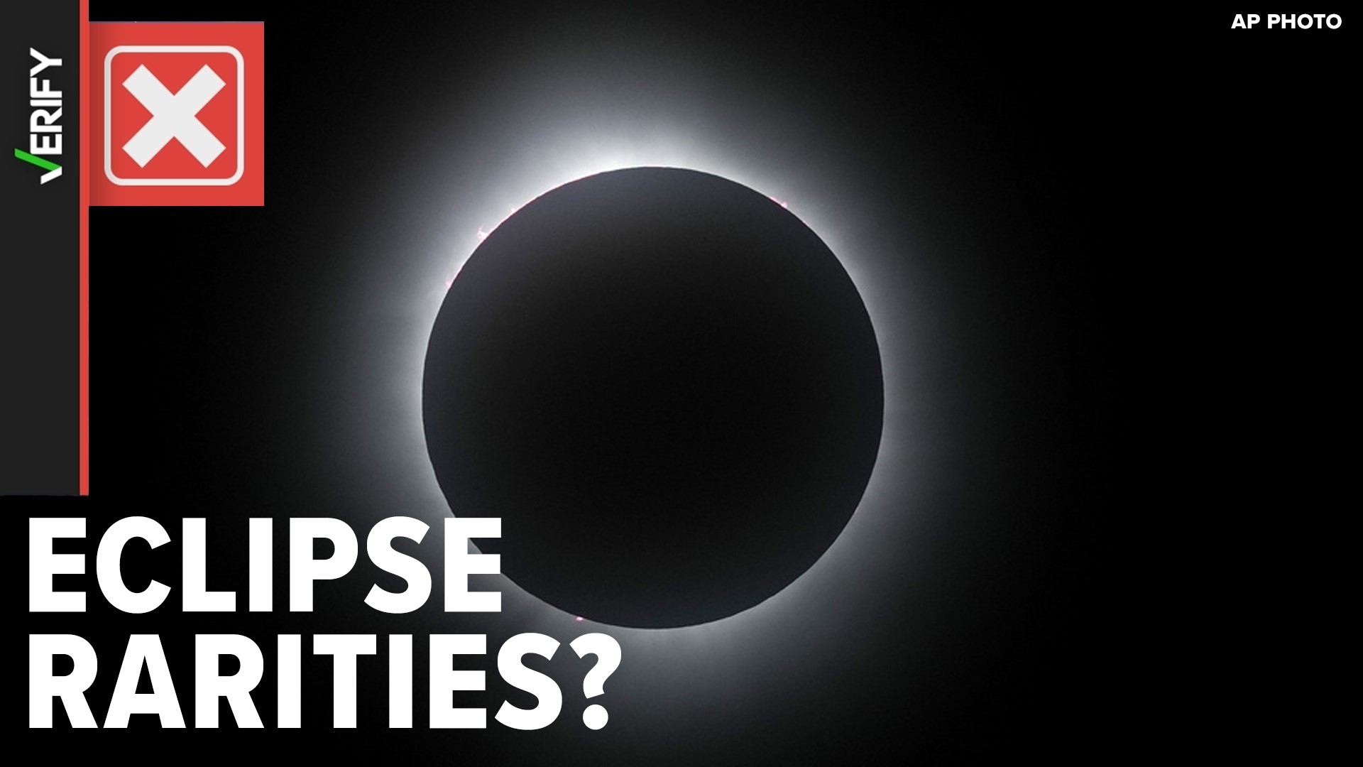 You may have heard people calling eclipses 'rare.' NASA and NOAA help show us why that's technically incorrect.
