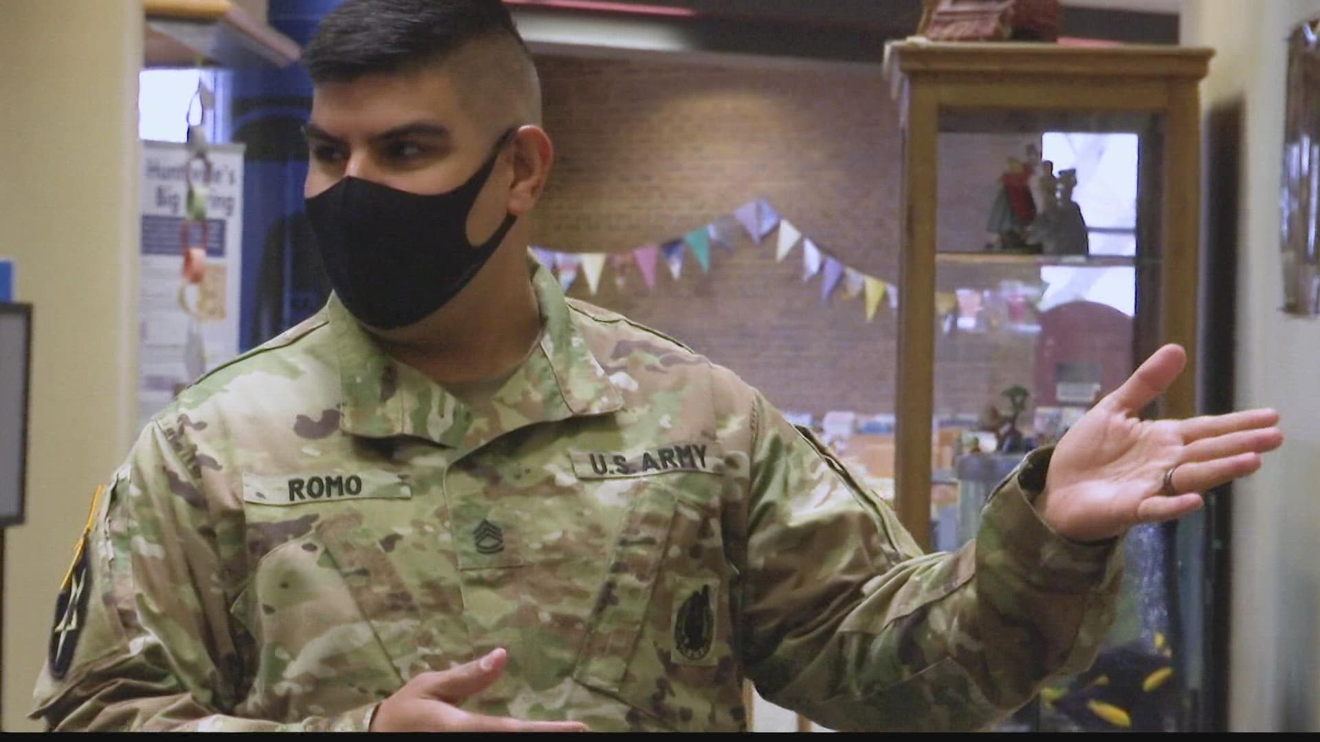 Rosie's International Services has named a local sergeant here in the valley "Soldier of the Year".