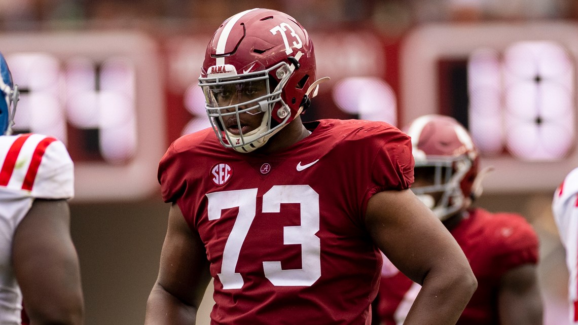 2022 NFL Draft: Alabama tackle Evan Neal goes to New York Giants at No. 7