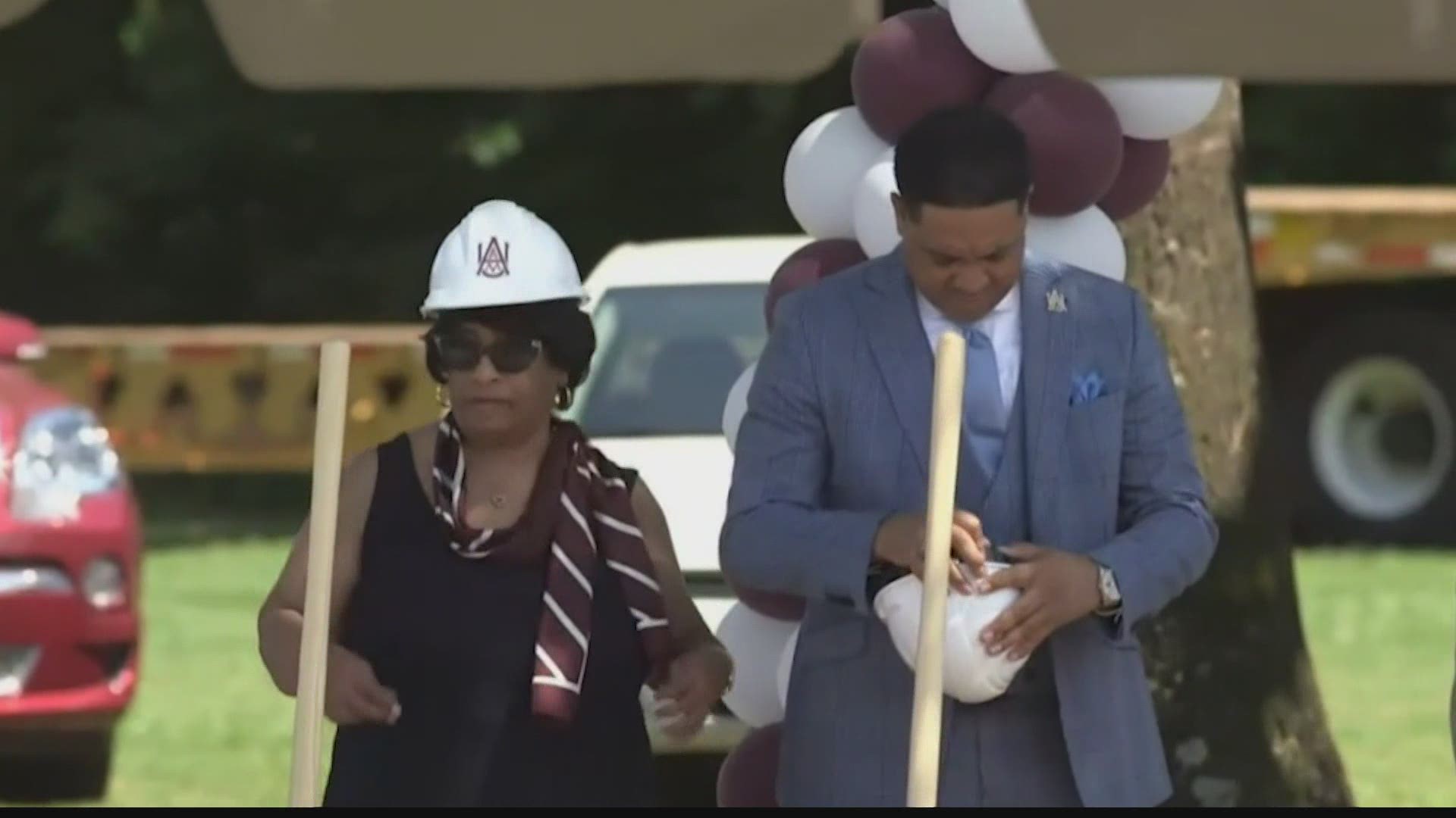 Alabama A&M is breaking ground, marking a new building that school officials say will serve as the ‘front door’ of the University.