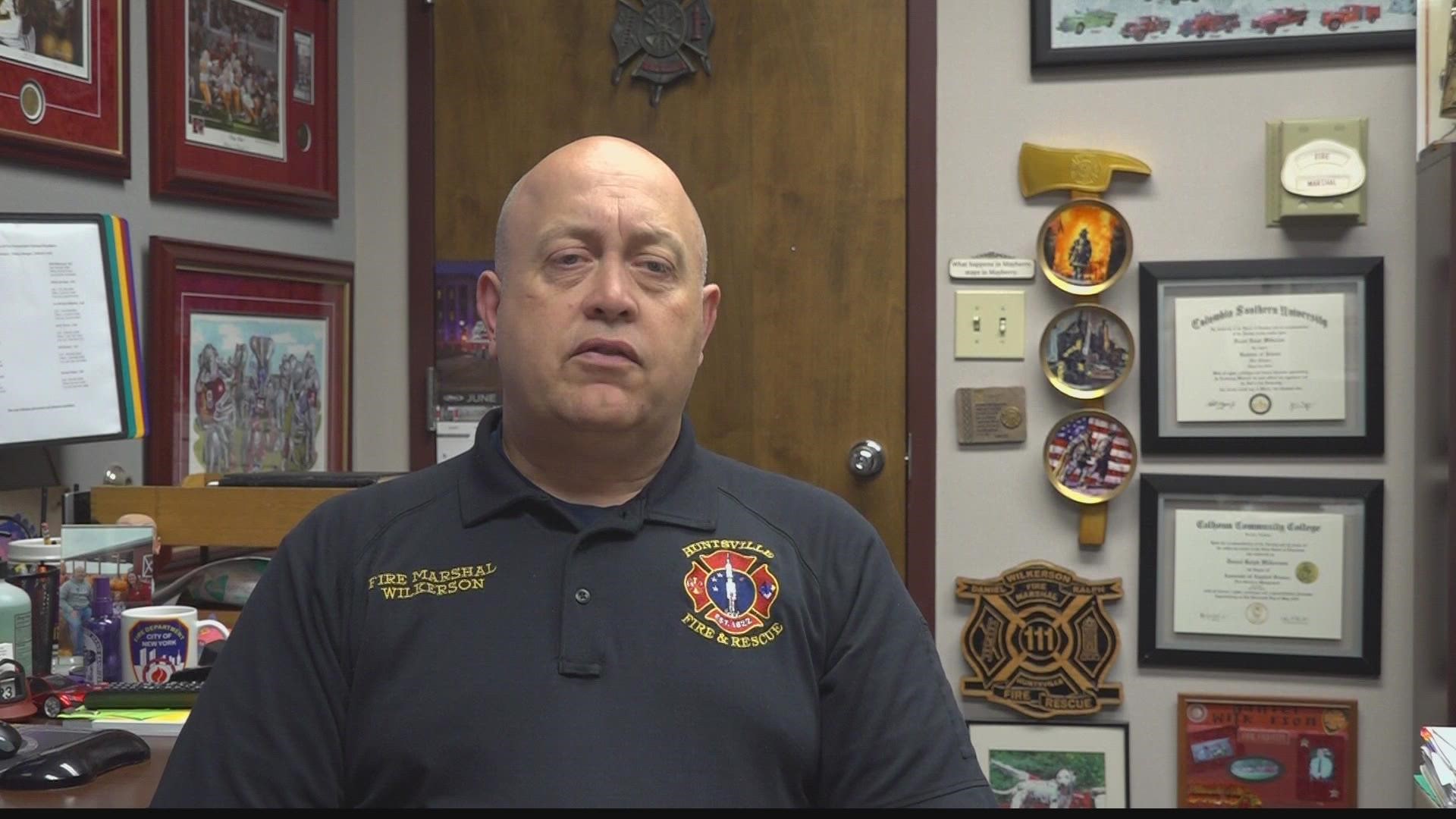 Dan Wilkerson, the Fire Marshal for the City of Huntsville shares that the loud noises could be traumatic for service members.