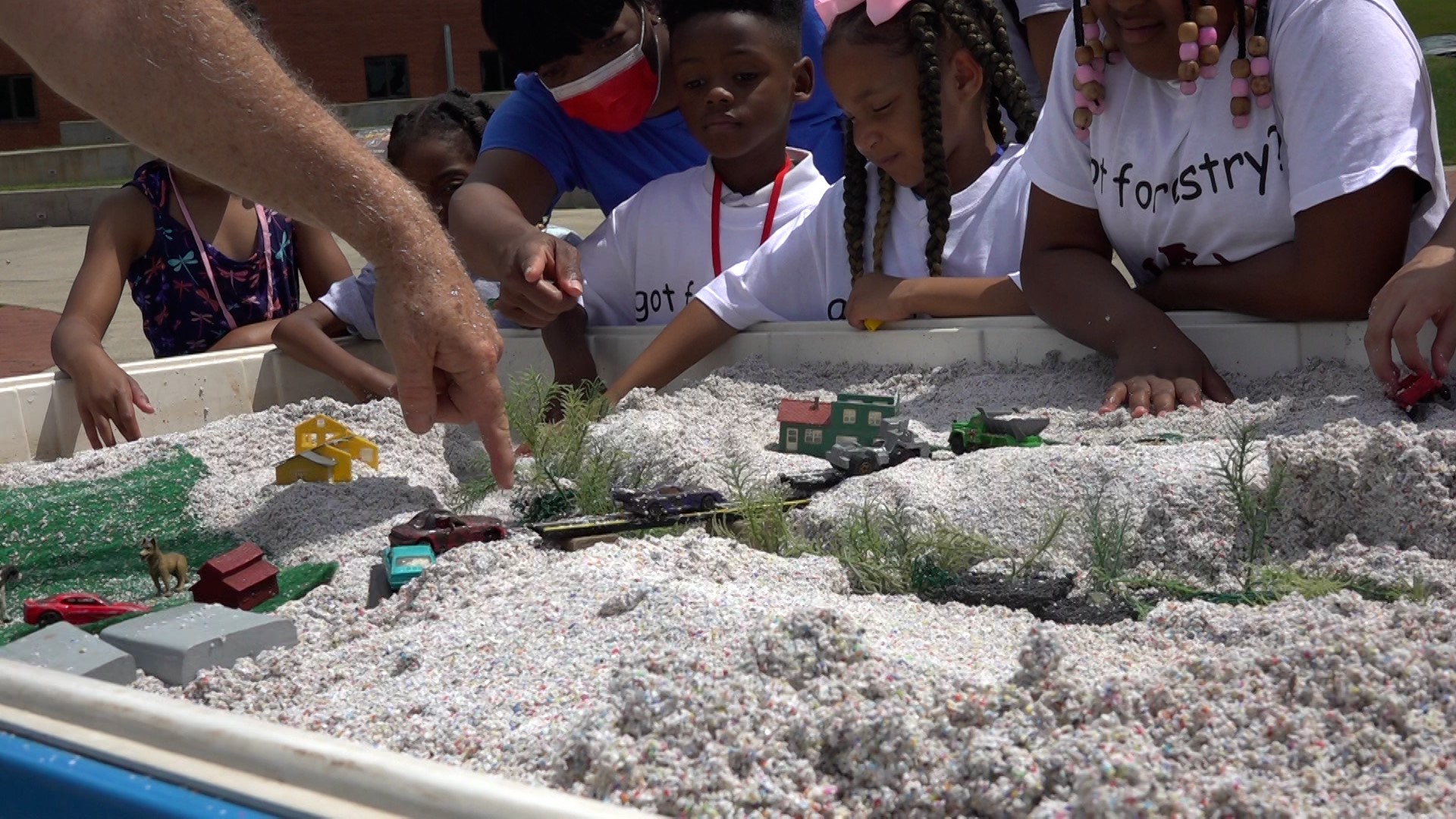 The Forestry Fair on the campus of Alabama A&M University brings kids from local areas and teaches the importance of forestry.