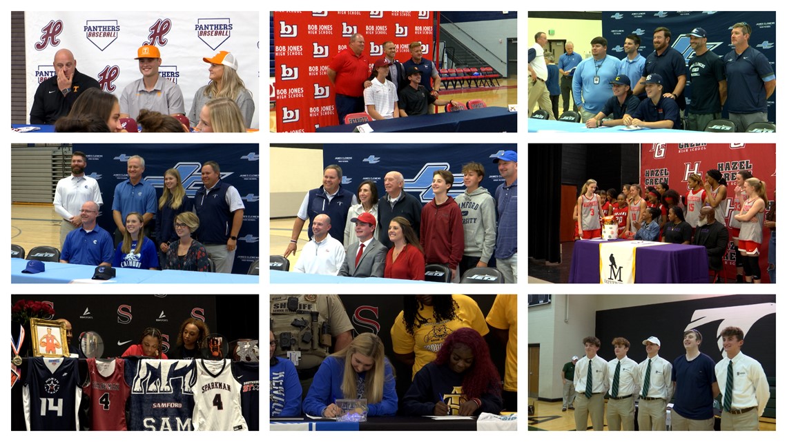 2022 Fall sports signing period