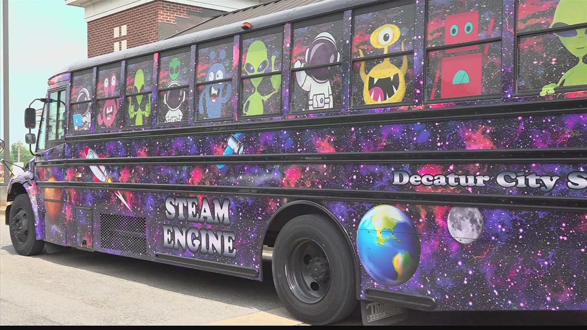 An old Decatur City Schools bus gets new life as a STEAM learning lab, teacher-training tool, and community learning center.