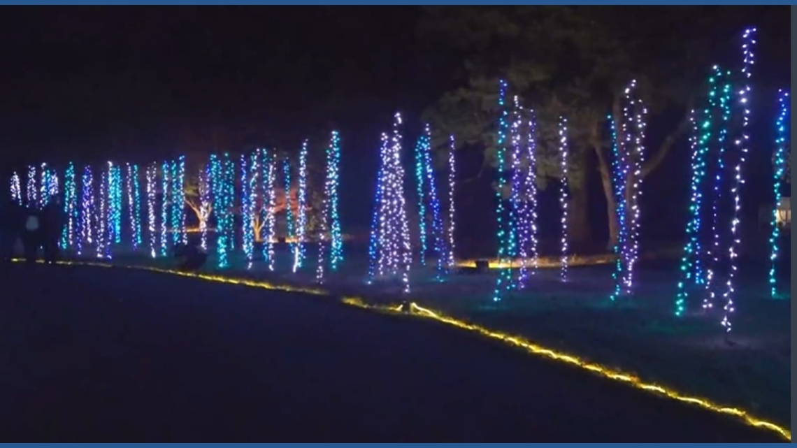 Huntsville Botanical Garden's Galaxy of Lights adds sensory