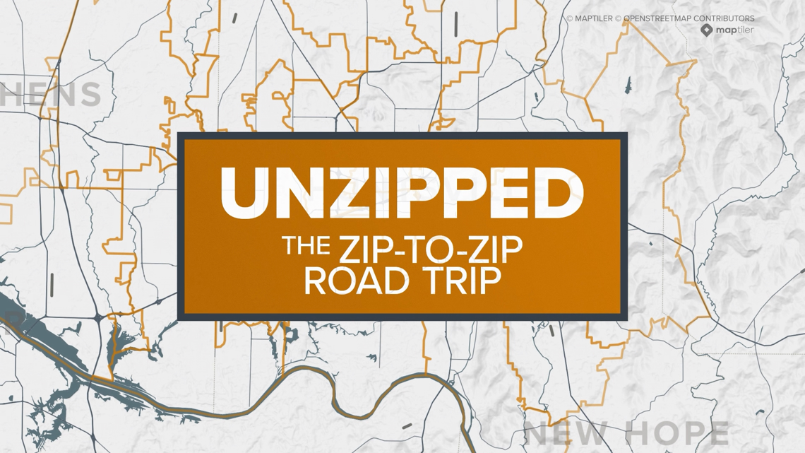 UNZIPPED: The Zip-to-Zip Road Trip