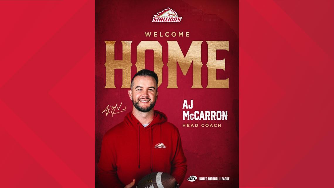 Former football player and candidate for lieutenant governor AJ McCarron to lead Birmingham Stallions