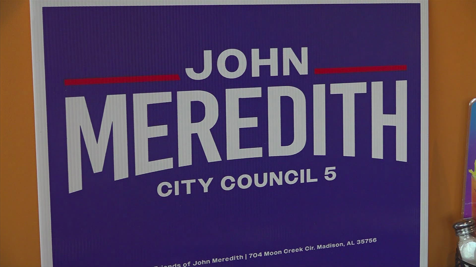 John Meredith is running to hold his seat in Huntsville's District 5.