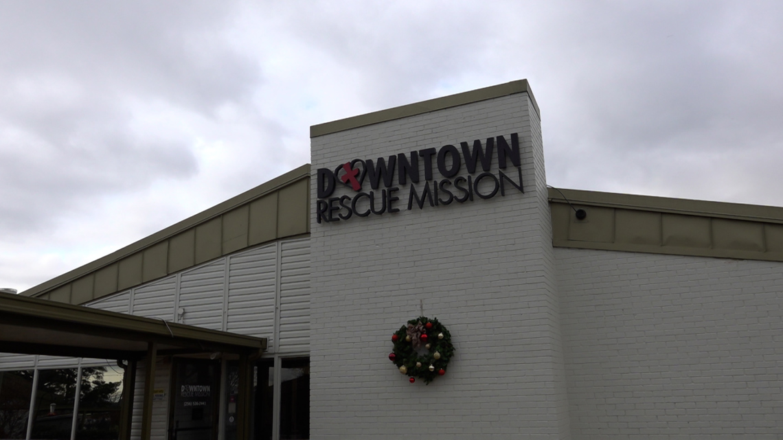 Downtown Rescue Mission works to bring holiday cheer to North Alabama’s homeless community