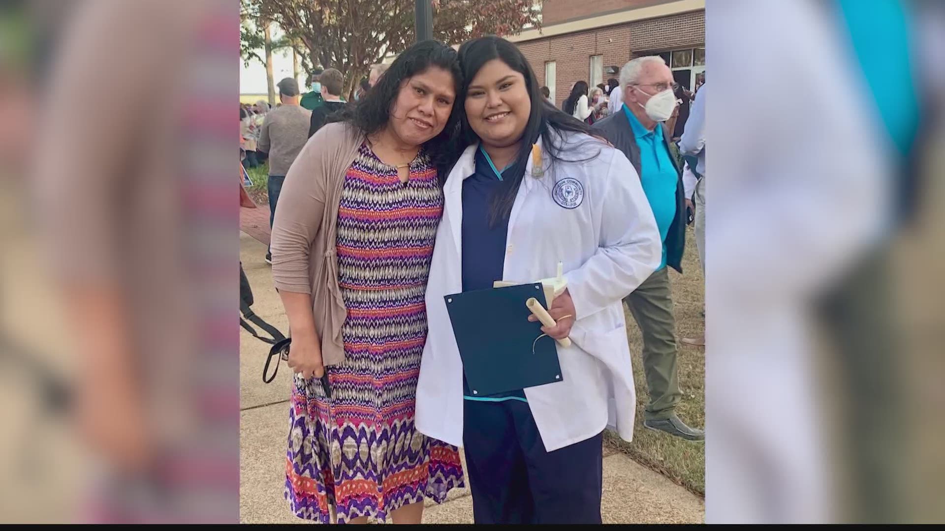 Elizabeth Ovalle said she spent about two weeks on a ventilator while her mother was a couple rooms down the hall fighting the coronavirus as well.