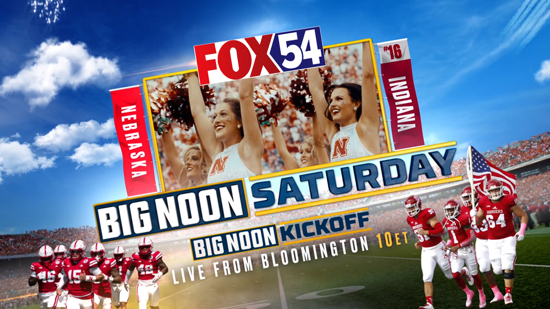 Big Saturday Showdown: Nebraska vs. Indiana – Don't Miss It on FOX54