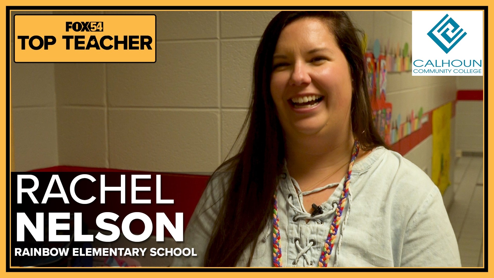 Coming from Rainbow Elementary School this weeks top teacher shared why she loves teaching