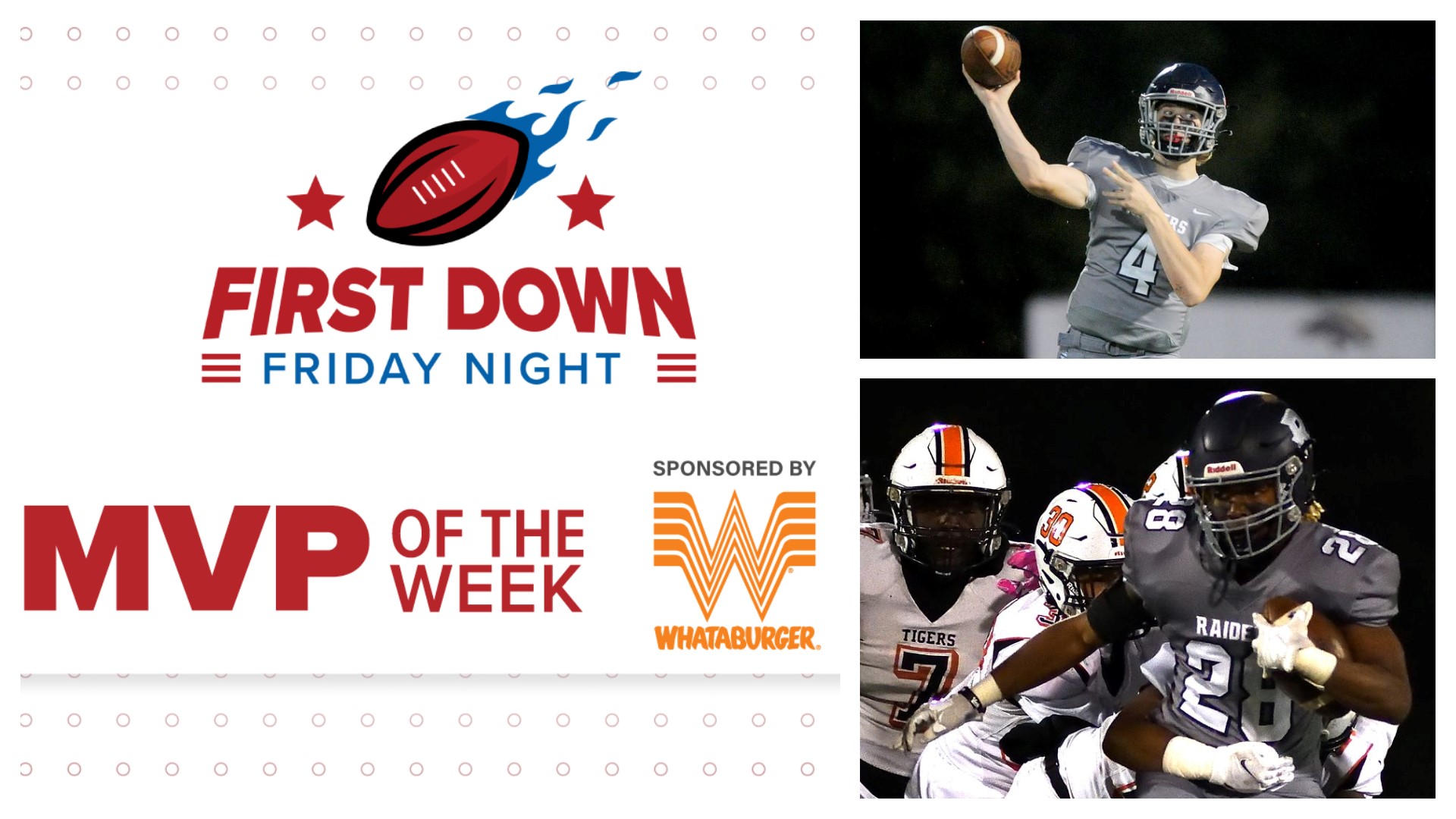 Randolph standouts Nic Strong & Andrew Hunter played a huge role in the Raiders win over Madison Academy. For their efforts, they were awarded Co-MVPs of the week.