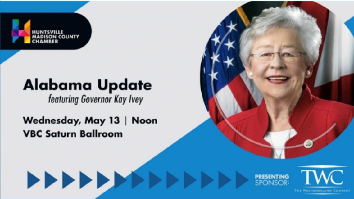 Gov. Ivey to deliver Alabama Update in Huntsville