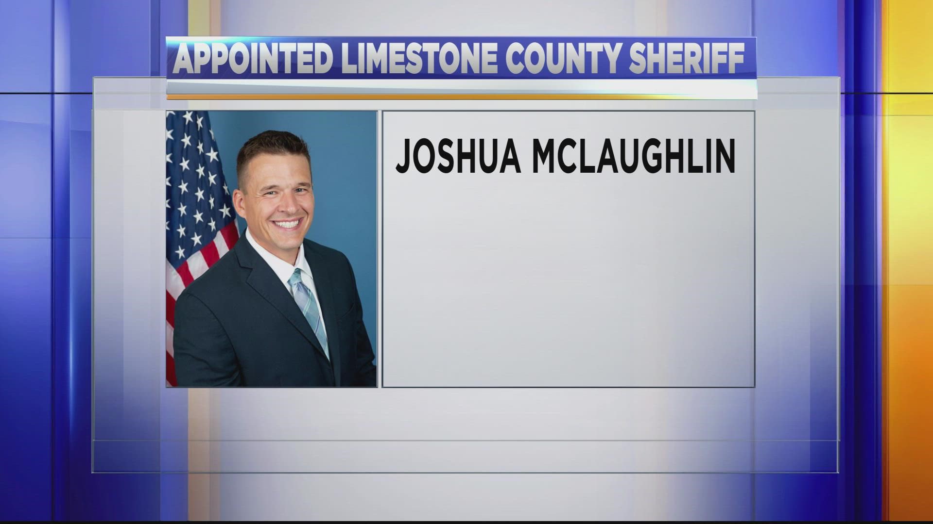 Limestone County has a new sheriff. Governor Kay Ivey announced the appointment on Sept. 1.