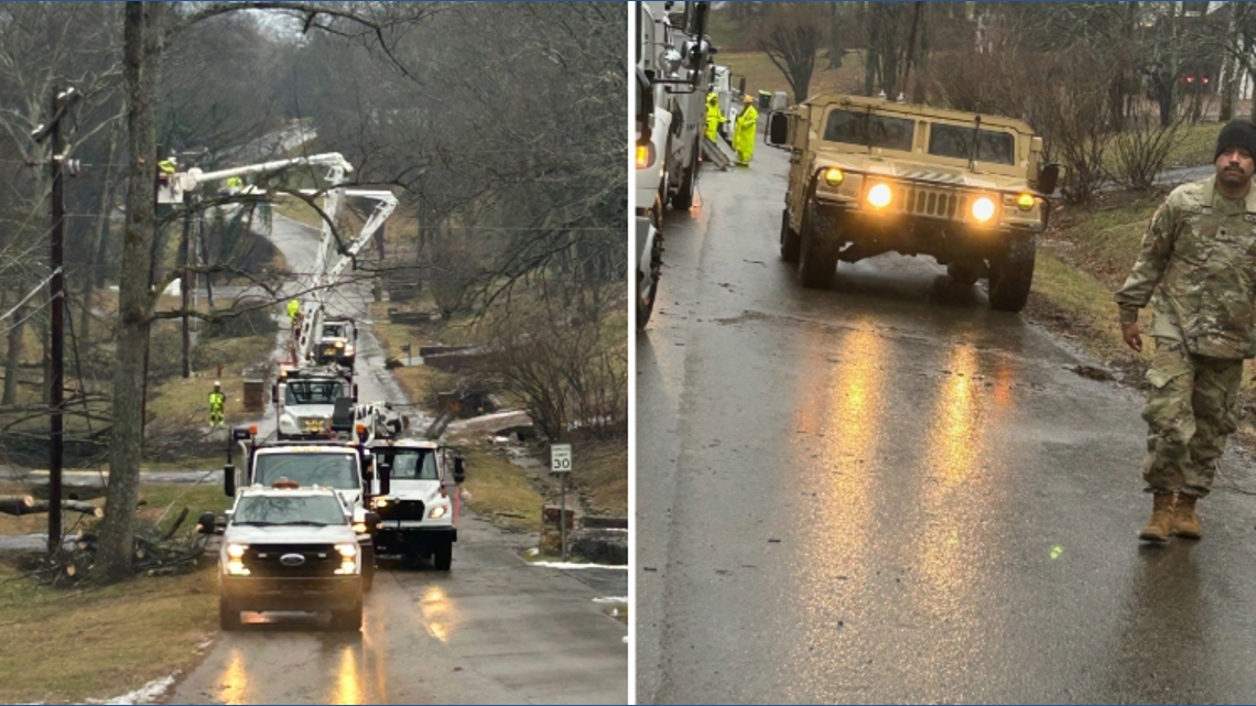 Huntsville workers aid Nashville, helping restore electricity