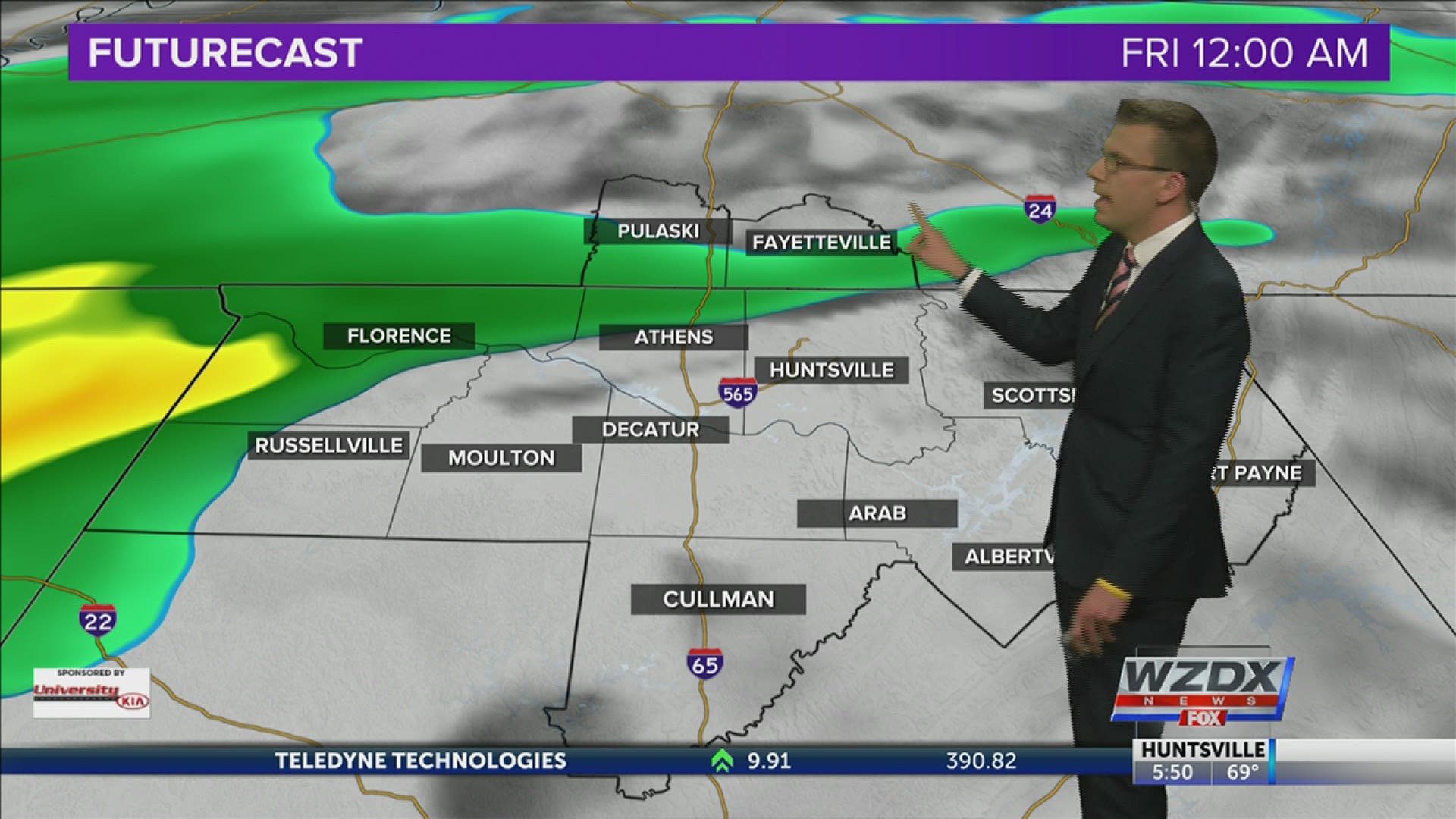 Rain Returning To The Tennessee Valley