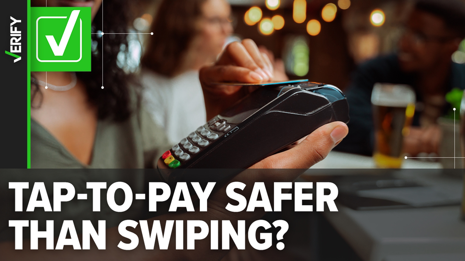 Using contactless methods protects you from scams that steal your information when swiping or inserting your credit card.