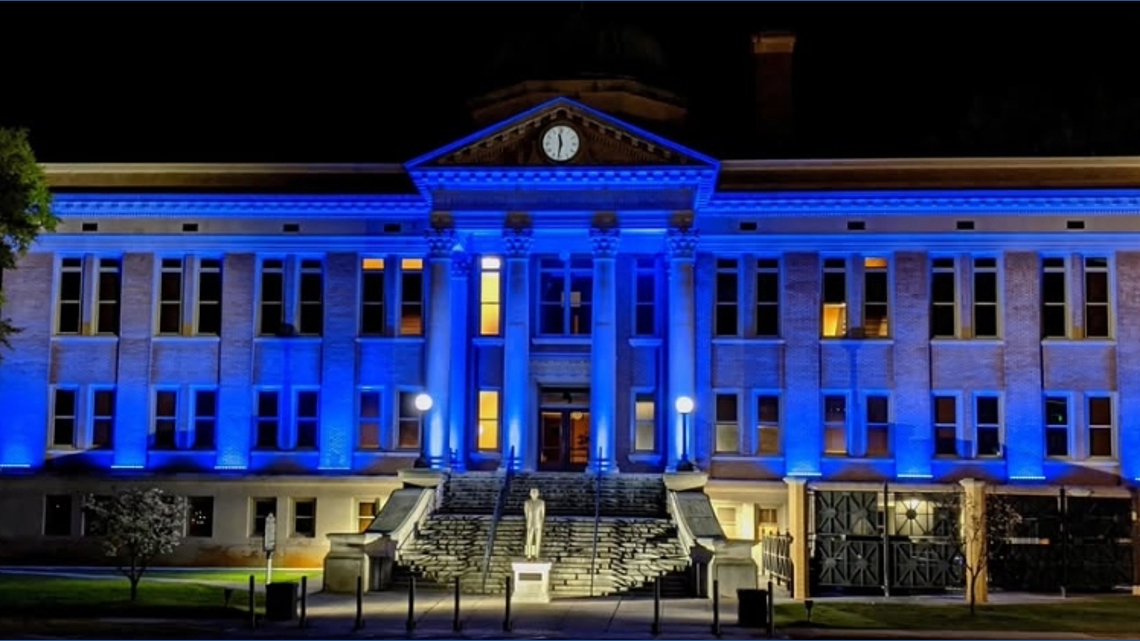 Athens hosts “Light It Blue” event for Autism Acceptance Month