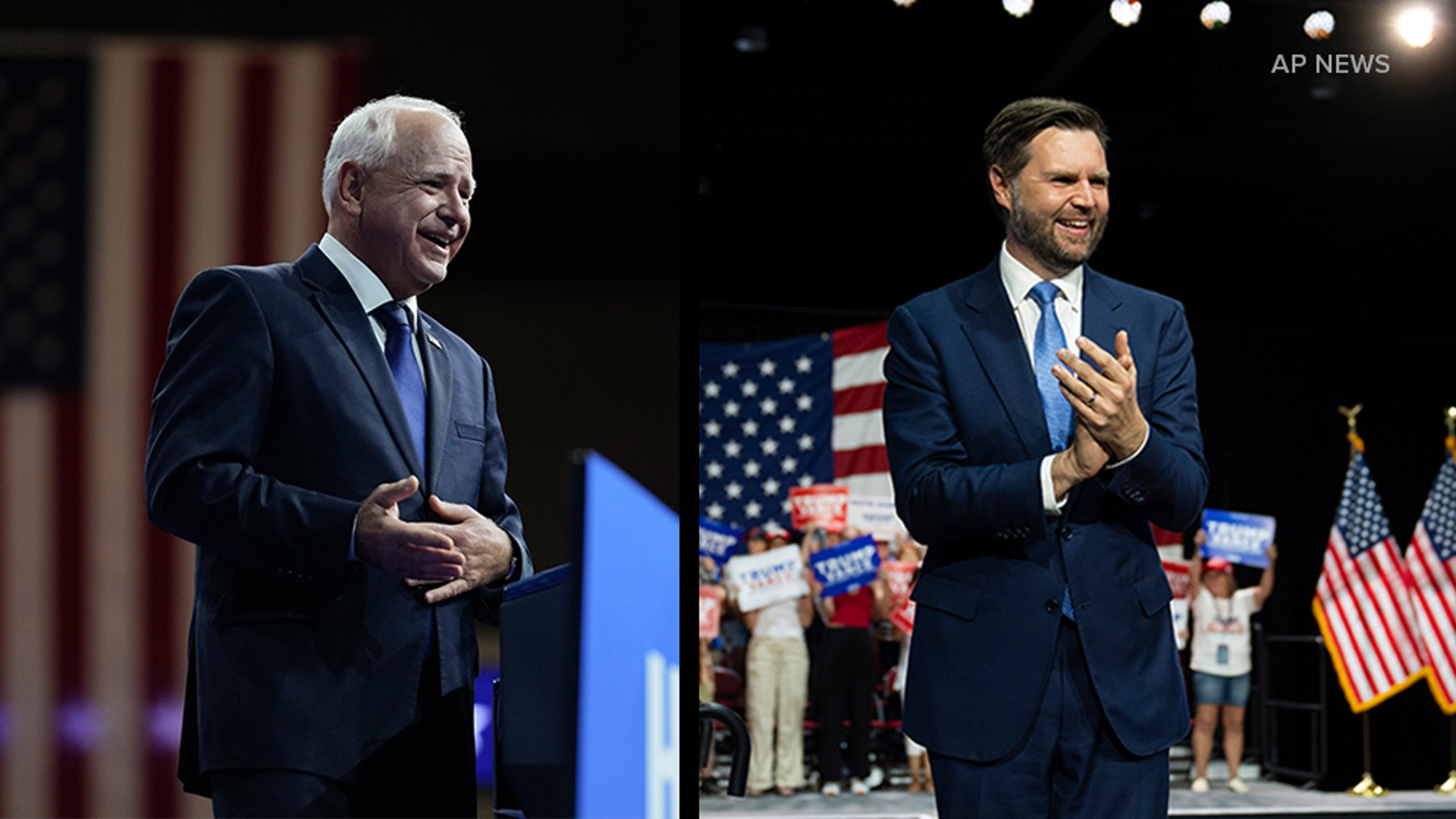 How Tim Walz and JD Vance size up as 2024 vice presidential picks