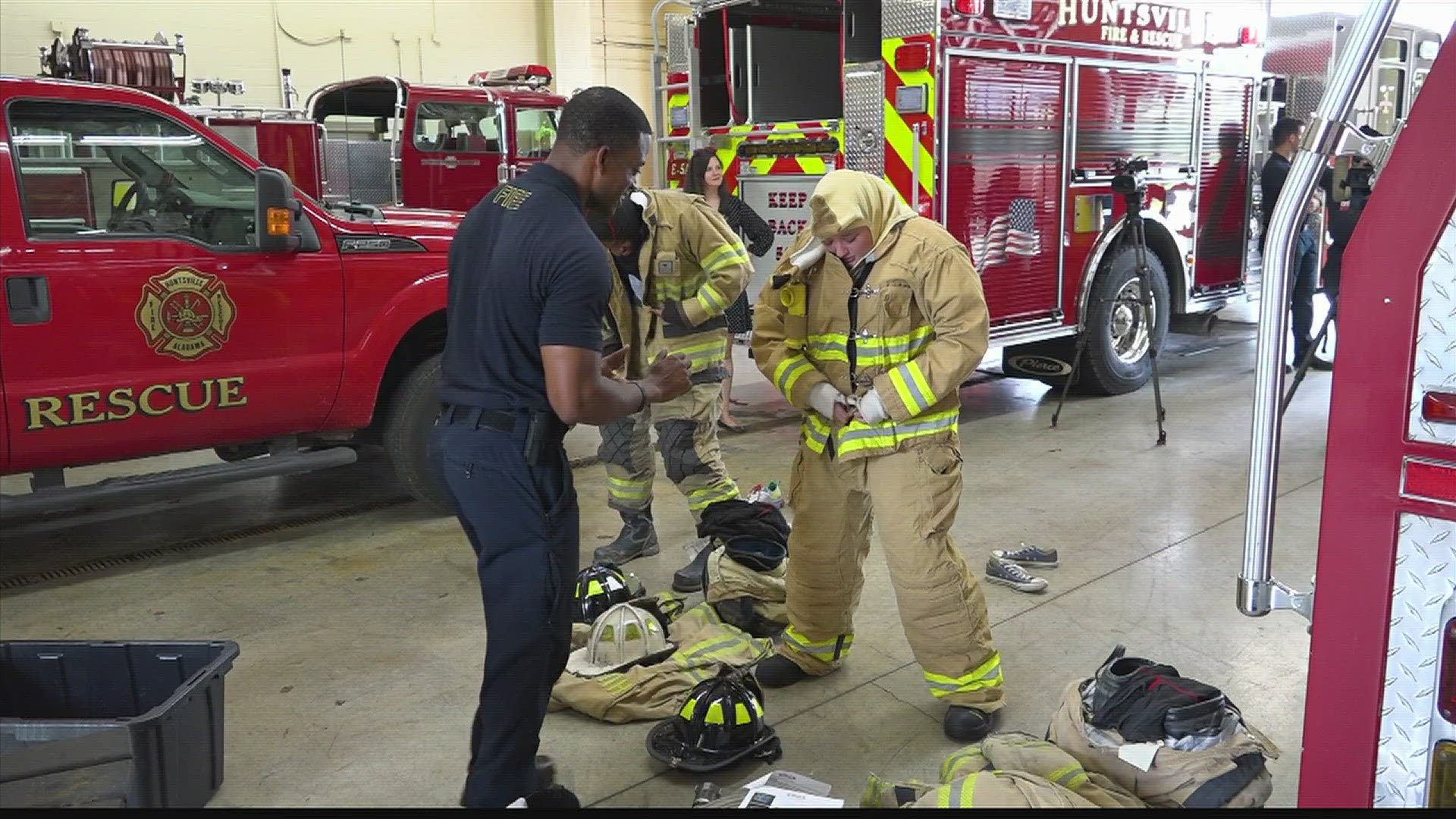 Huntsville Fire & Rescue opened its doors to FOX54 in order for our Nixon Norman to live a day in the life of a local firefighter.