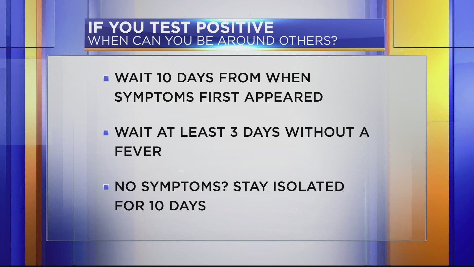 What should you do if you're COVID-19 test comes back positive?