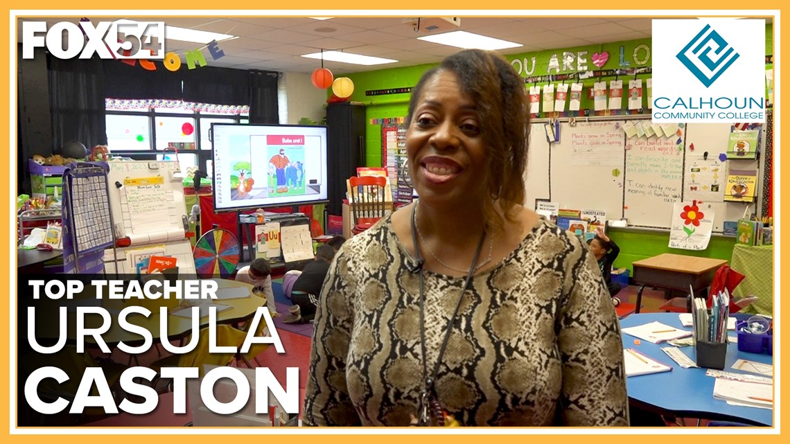 Valley's Top Teacher, Mrs. Ursula Caston of West Decatur Elementary School
