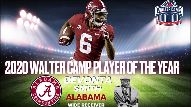 Tide's DeVonta Smith the 1st WR to win AP Player of the Year