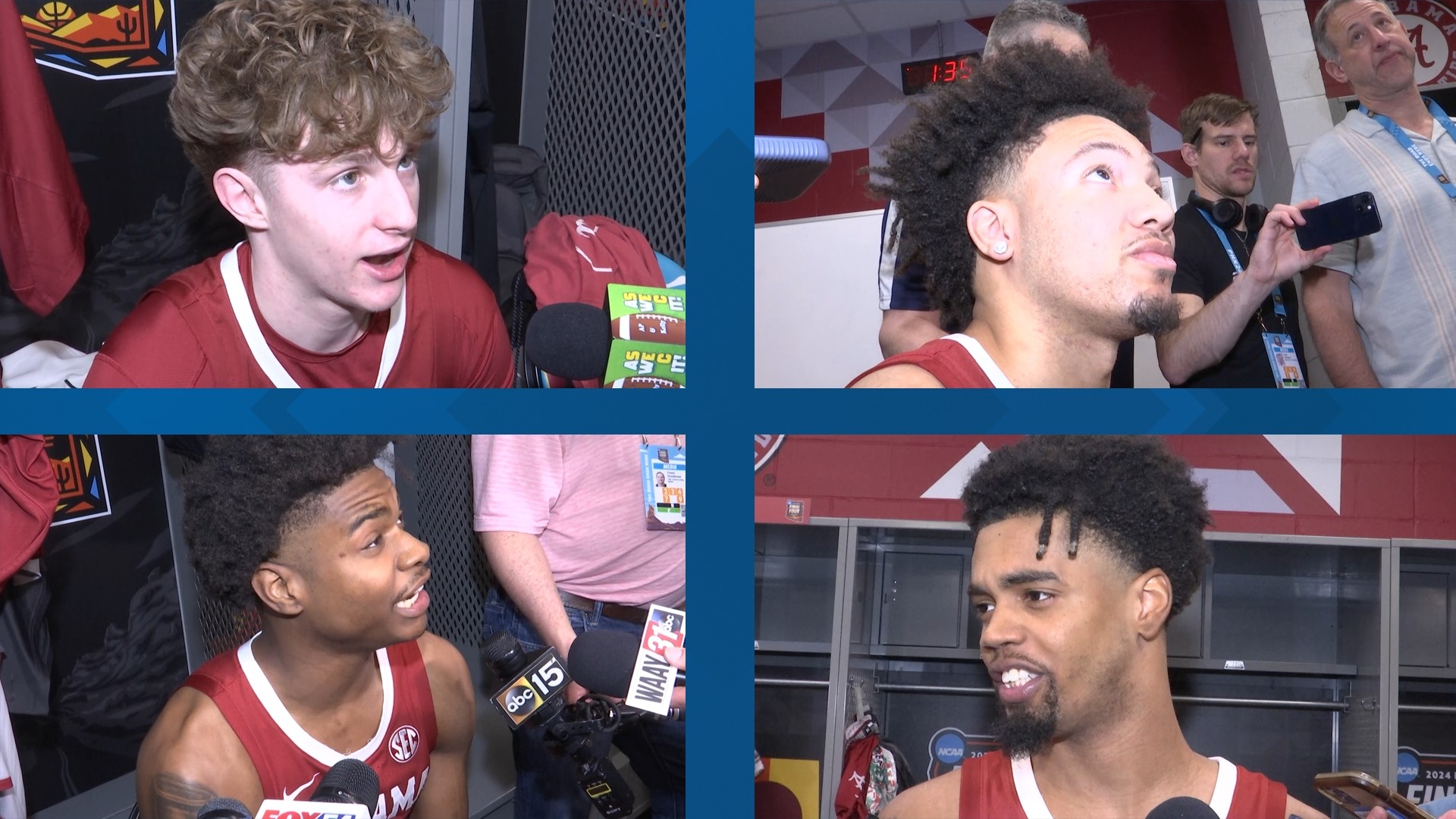 Some of the Tide's biggest players talk about their thoughts as the days tick away toward their tournament game against UConn on April 6.