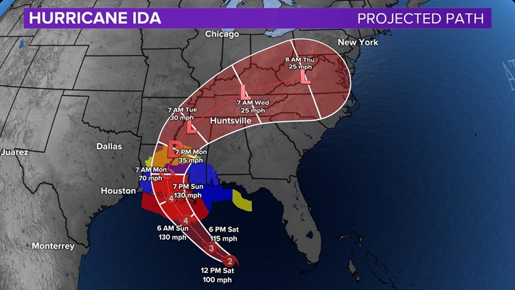 LIVE: Hurricane Ida reports, radar, track, and forecasts