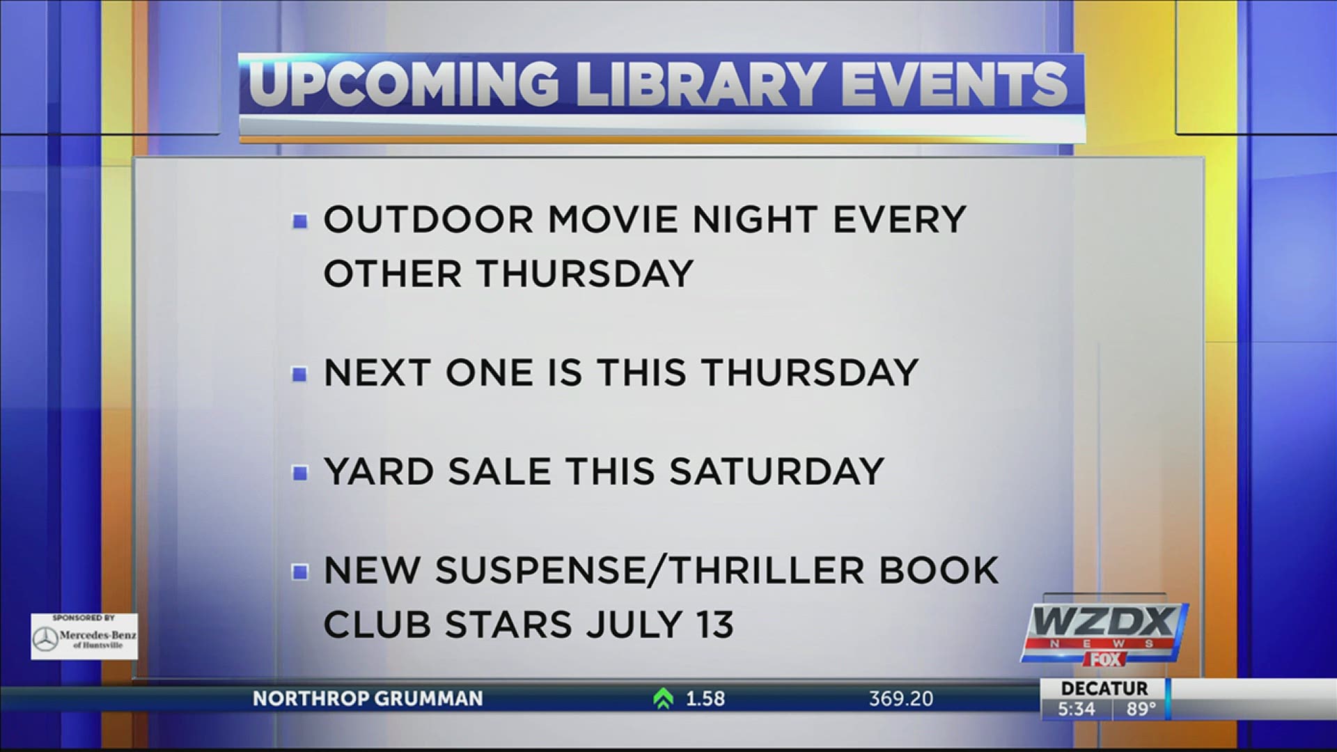 Huntsville-Madison County Public Library has a lot in store for the community this summer: from new book clubs to yard sales, there is something for everyone!