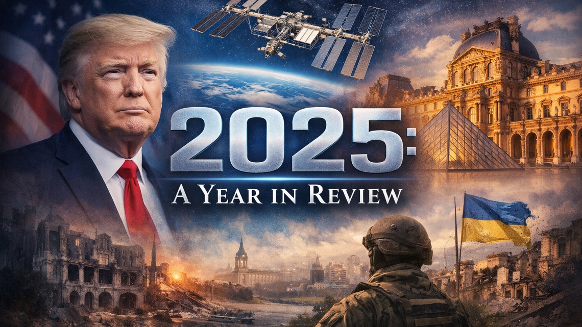 From Trump's triumphant return to astronauts stuck in space, 2025 gave us plenty to talk about