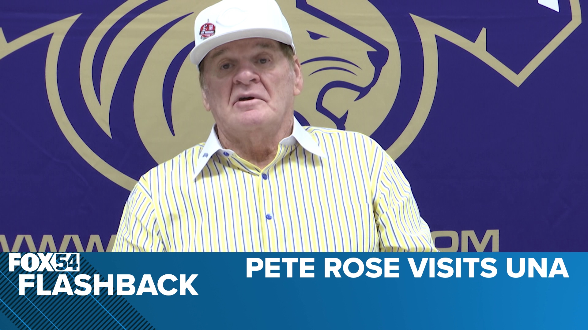 In remembrance of Pete Rose, who passed away this past week, we bring you this story from August 2021, when Rose was the keynote speaker at UNA's Lion Pride Dinner.