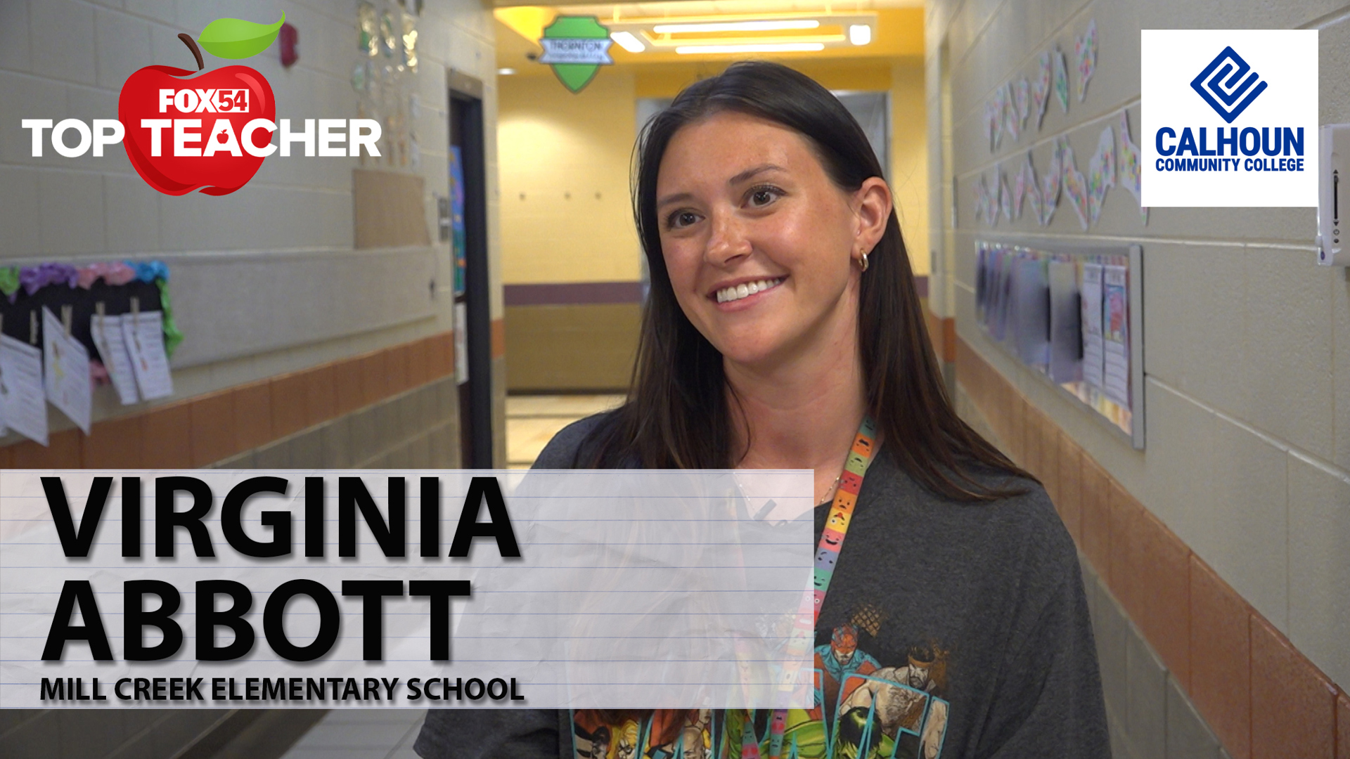 Meet FOX54 Top Teacher Virginia Abbott of Mill Creek Elementary School.