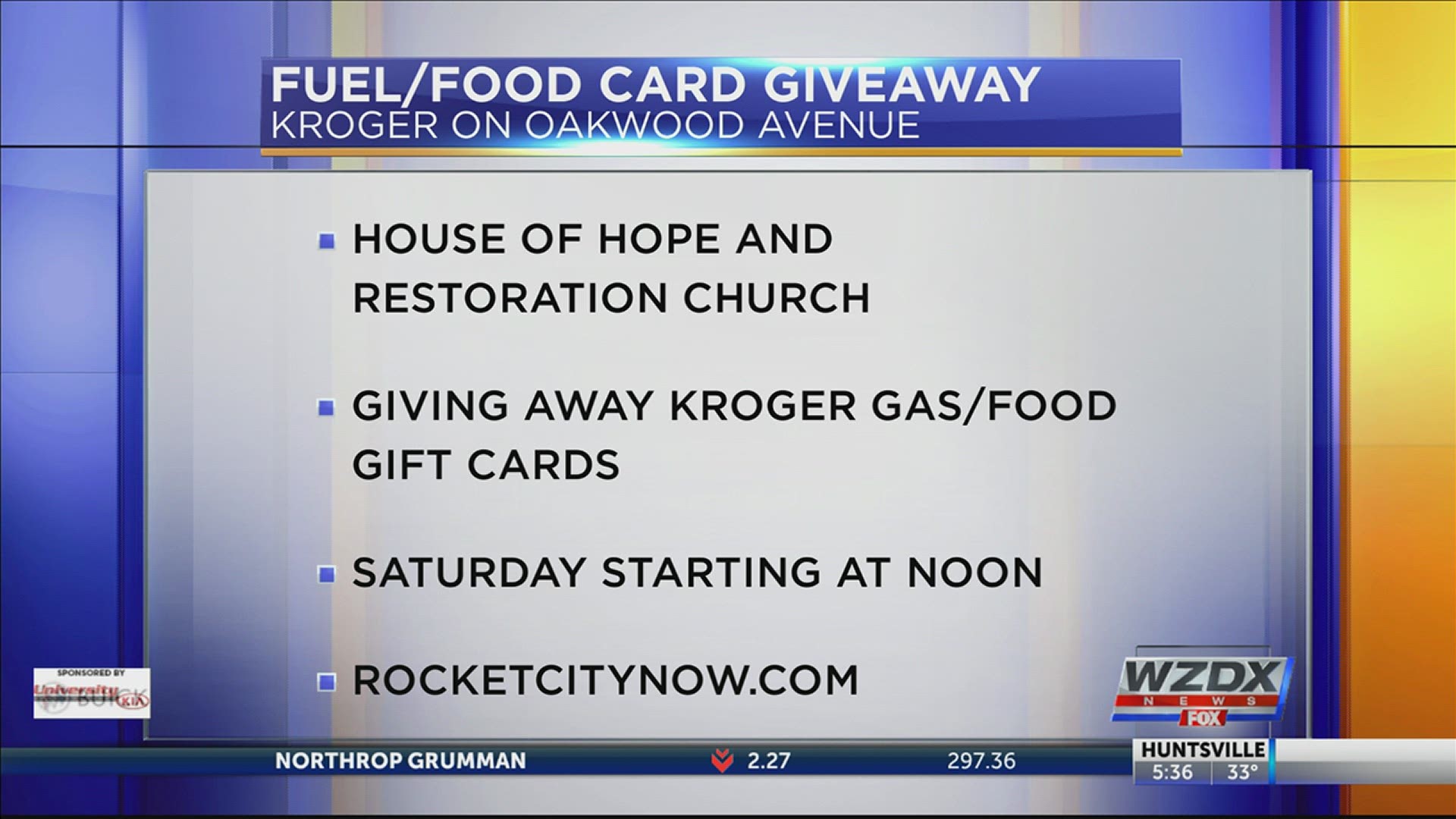 Need help with fuel or food? This special event could help. |  rocketcitynow.com