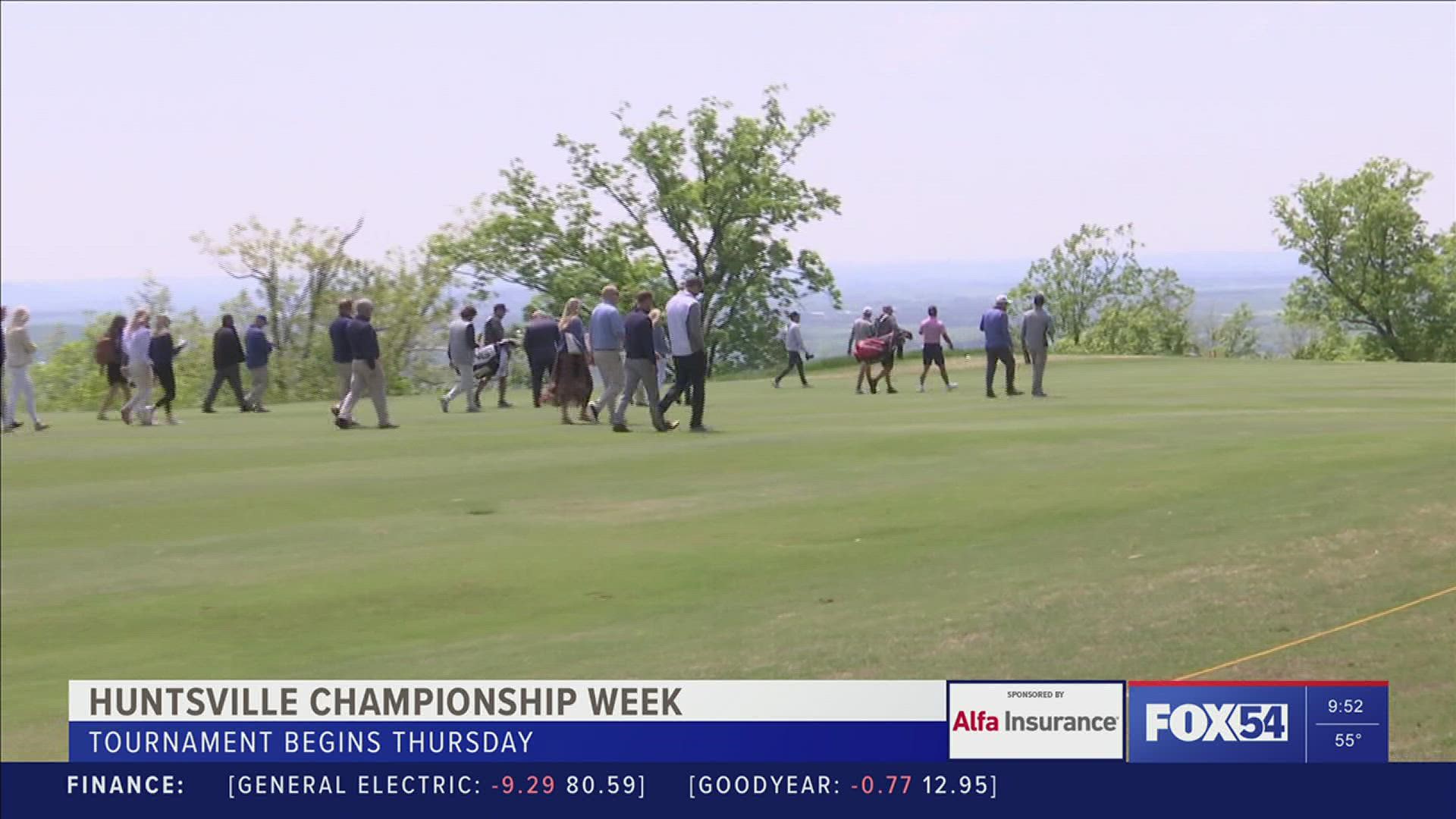 The 2022 Huntsville Championship begins later this week. On Tuesday, golfers on the tour got a feel of the Ledges during their practice sessions.