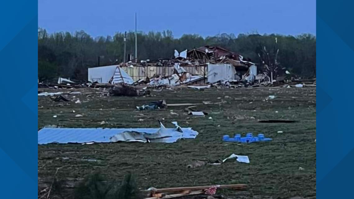 Tornado touches down near Hazel Green, 1 death confirmed