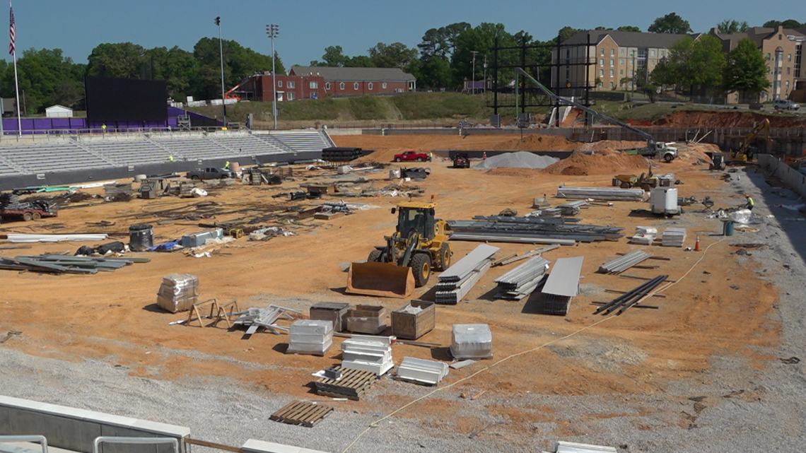 University of North Alabama's new Bank Independent Stadium 'on track' for September opening