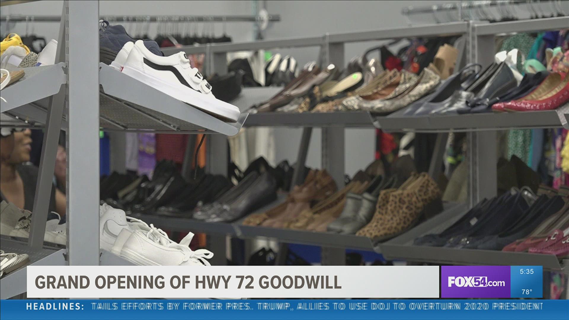 The new Goodwill on Hwy 72 W across from Kroger.