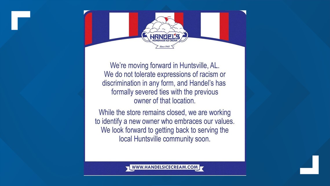 Handel S Ice Cream Pledges To Move Ahead In Huntsville Rocketcitynow Com