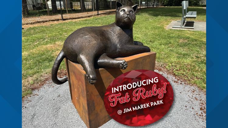 Community invited to name kitten in new cat sculpture at
