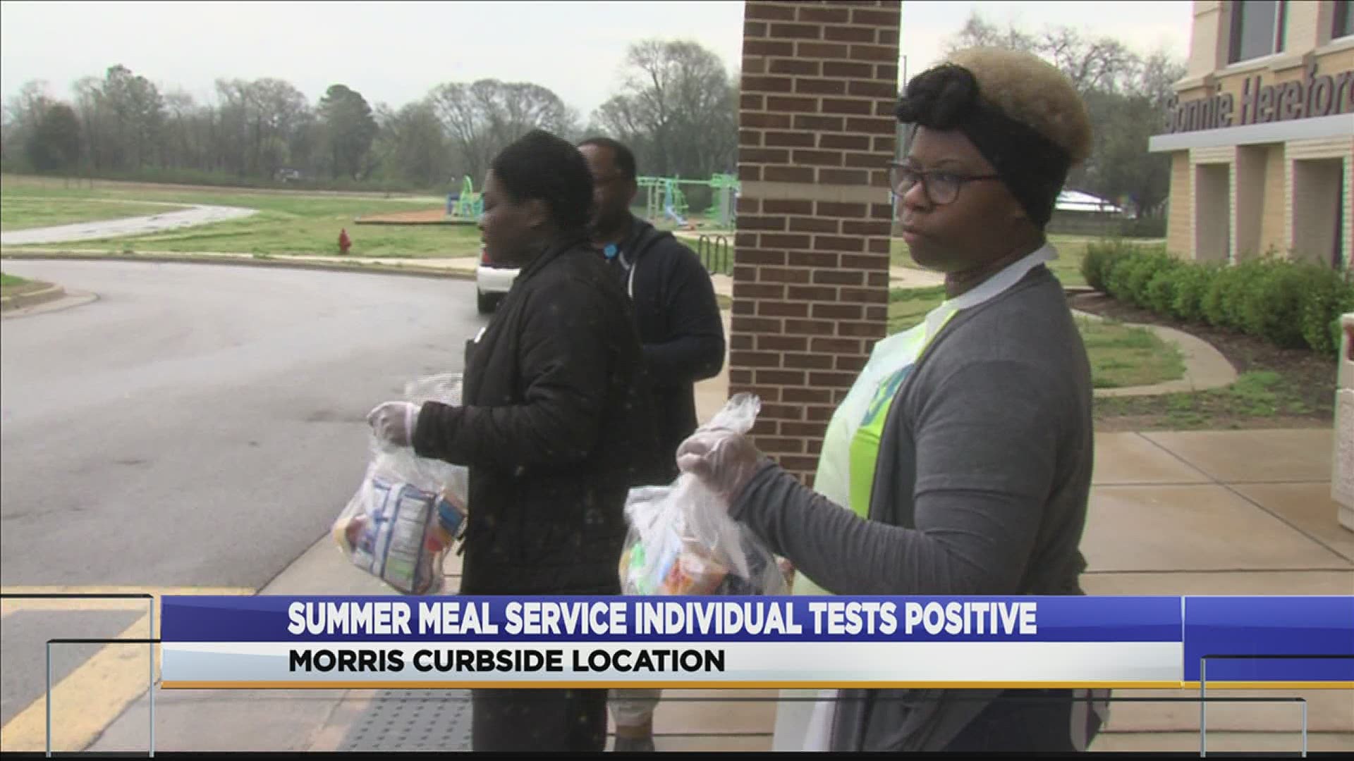 Officials say that anyone who visited the Morris Curbside Meal Service location last week may have come into contact with that person.