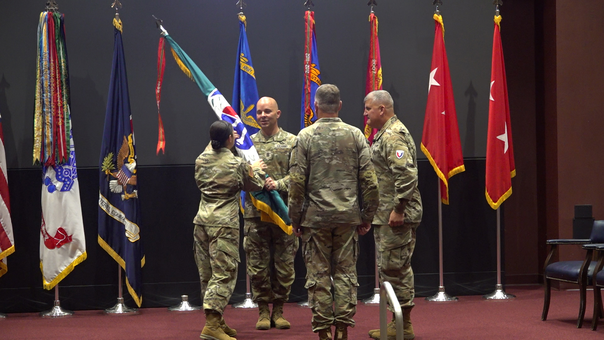 Major General Lori Robinson succeeds Major General Thomas O’Connor who assumed command in August 2022.