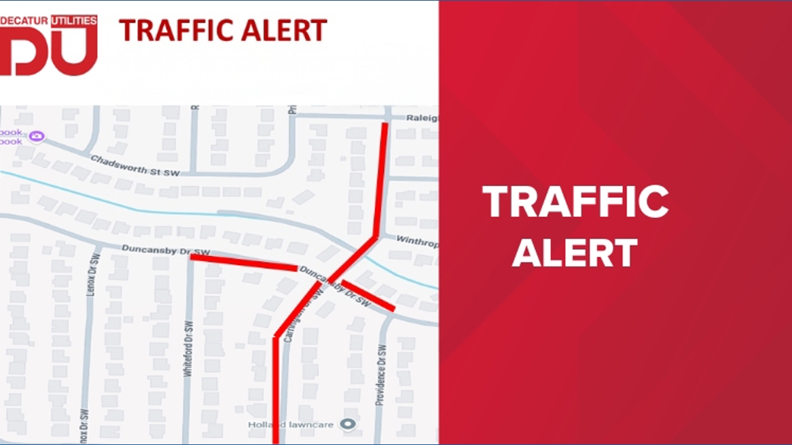 Wastewater construction to disrupt traffic in southwest Decatur starting January 14